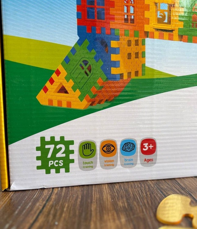 بلوک خانه سازی 72تیکه رد تویز