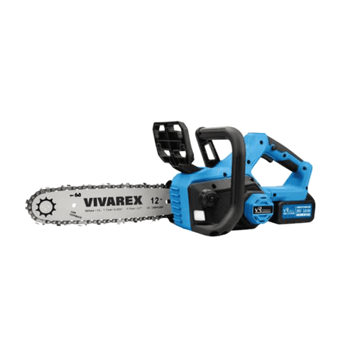 اره زنجیری شارژی ویوارکس مدل VR2412V-CS ۳۰ سانت دو باتری براشلس