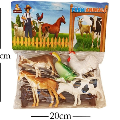 باغ وحش حیوانات اهلی ۵ عددی اسباب بازی