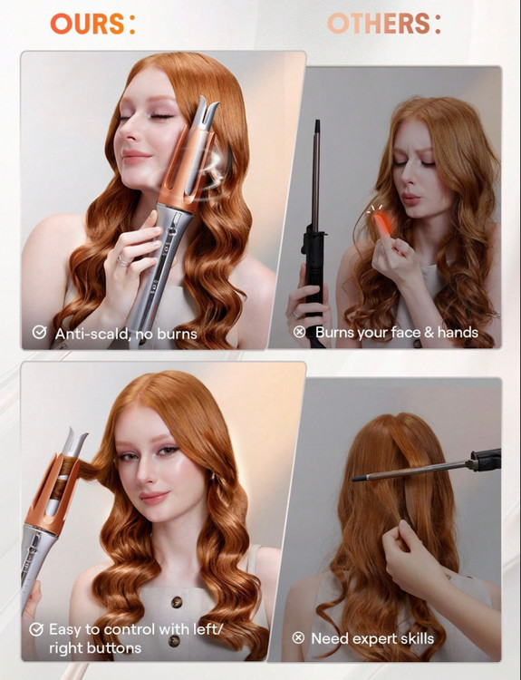 فر کننده مو شیگلم One-Touch سایز 25 میلیمتر