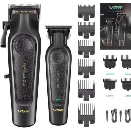 ست ماشین اصلاح وی جی آر مدل V-197 و V-995