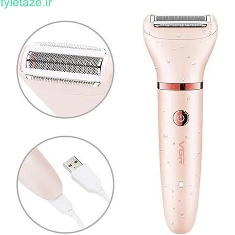 ست اصلاح وی جی آر مدل V-735 با تکنولوژی برش چرخشی ضد آب