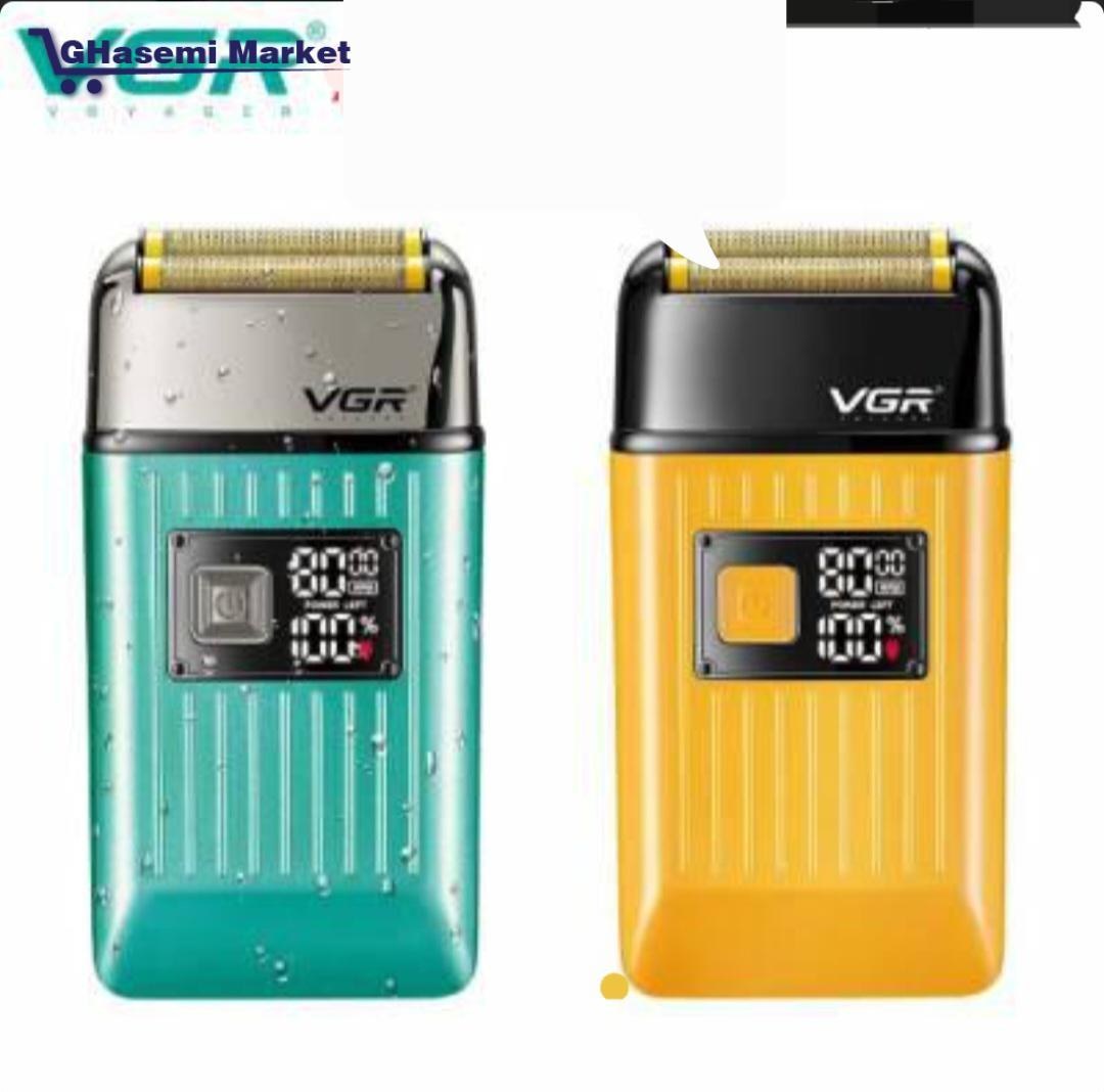 ماشین اصلاح وی جی آر مدل V-357 با تیغه تیتانیوم و ضد آب